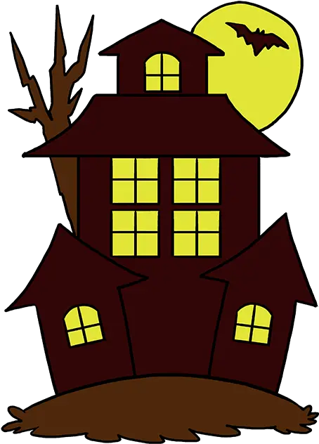  How To Draw A Haunted House Draw A Haunted House Png Hotel Icon Haunted