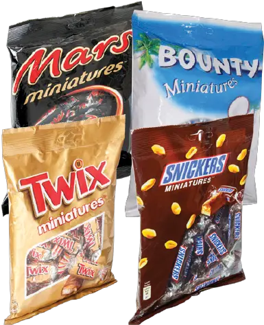  Mars Bounty Snickers Twix Choc Miniatures Bounty Png Twix Png