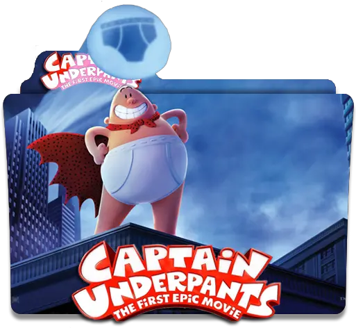  The First Epic Movie 2017 Folder Icon Designbust Captain Underpants The First Epic Movie Png Get Epic Icon