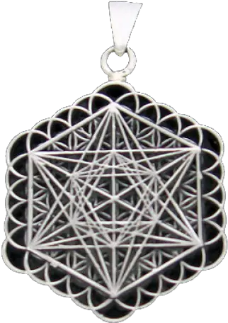  The Flower Of Life With Metatron Cube Pendant Dije Cubo De Metatron Png Flower Of Life Png