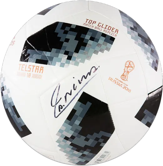  Andres Iniesta Signed 2018 Fifa World Cup Telstar 18 Football Football Fifa 2018 Png World Cup 2018 Png