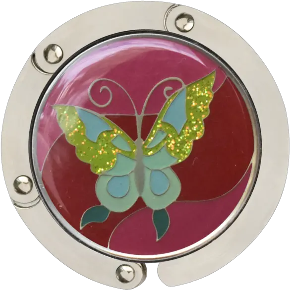  Pink Butterfly Hangu0027em High Foldable Purse Hanger Fairy Png Pink Butterfly Png