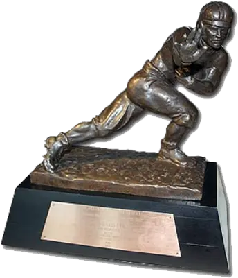  Transparent Heisman Trophy Clipart Daryll Clark Penn State Png Trophy Transparent Background