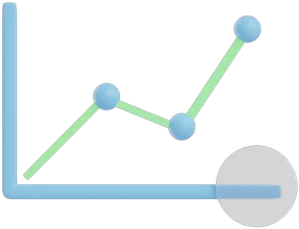  Line Chart 3d Illustrations Designs Images Vectors Hd Dot Png Line Graph Icon