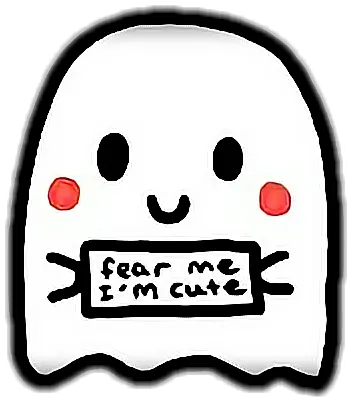  Fearmeimcute Ghost Snapchat Haunted Cartoon Cute Easy Ghost Drawing Png Snapchat Ghost Transparent