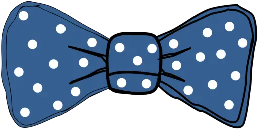  Bow Tie Blue With White Dots Png Svg Clip Art For Web Transparent Background Bow Tie Clipart Bow Tie Icon