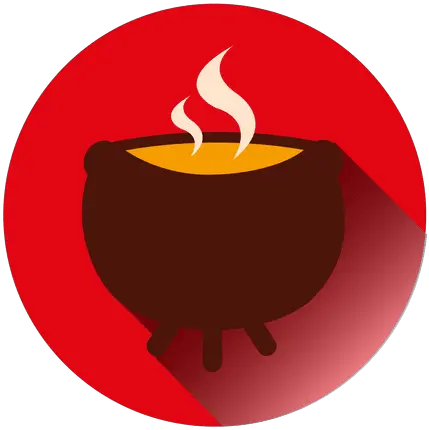  Boiling Fire Pot Icon Logo Panela Vermelha Png Fire Circle Transparent