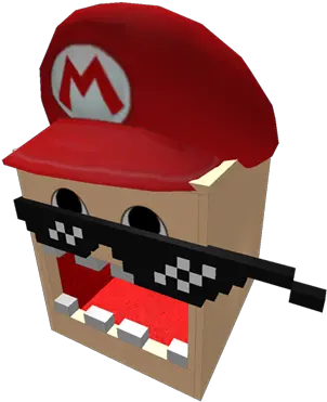  Mario Thug Life Roblox Mario Png Thug Life Hat Png