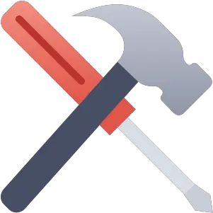  Perks Luko Horizontal Png Hammer And Screwdriver Icon