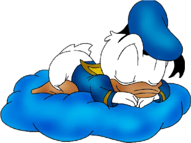  Donald Duck Clipart Sleepy Baby Baby Donald Duck Baby Donald Duck Sleeping Png Donald Duck Png