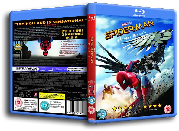  Marveldisney Spider Man Homecoming 2017 Bluray Cover Spider Man Homecoming Disney Cover Png Spiderman Homecoming Png