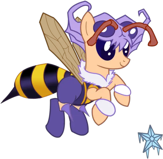  Download Darkstalkers Ponified Q Bee Queen Bee Safe Character Png Queen Bee Png