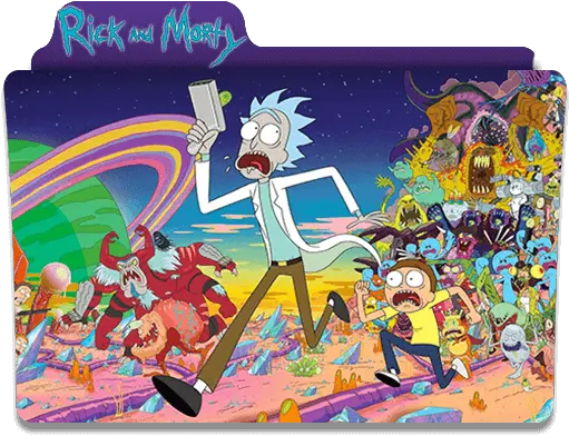  Rick And Morty Folder Icon Rick And Morty Season 4 Folder Icon Png Rick And Morty Png