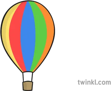  Hot Air Balloon Illustration Twinkl Hot Air Balloon Twinkl Png Air Balloon Png