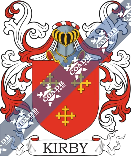  Kirby Family Crest Coat Of Arms And Pollard Coat Of Arms Png Kirby Logo Png