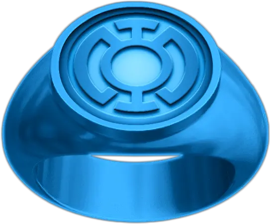  Blue Lantern Power Ring Green The Animated Series Green Lantern Blue Lantern Ring Png Green Lantern Logo