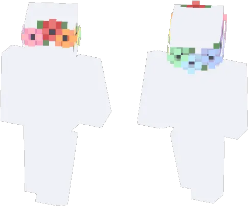  Download Rainbow Flower Crown Base Minecraft Skin For Free Minecraft Flower Crown Base Png Flower Crowns Png