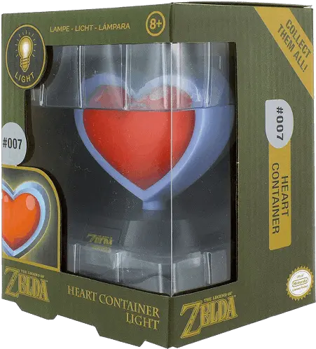  The Legend Of Zelda Heart Container Icon 3d Led Decorative Light Lamp Green Rupee Light Zelda Png Zelda Heart Icon