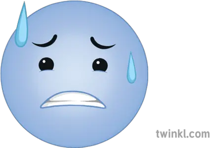  Scared Face Illustration Twinkl Carita Triste Blanco Y Negro Png Scared Face Png