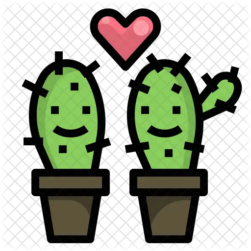  Cactus Icon Cactus Love Cartoon Png Cute Cactus Png