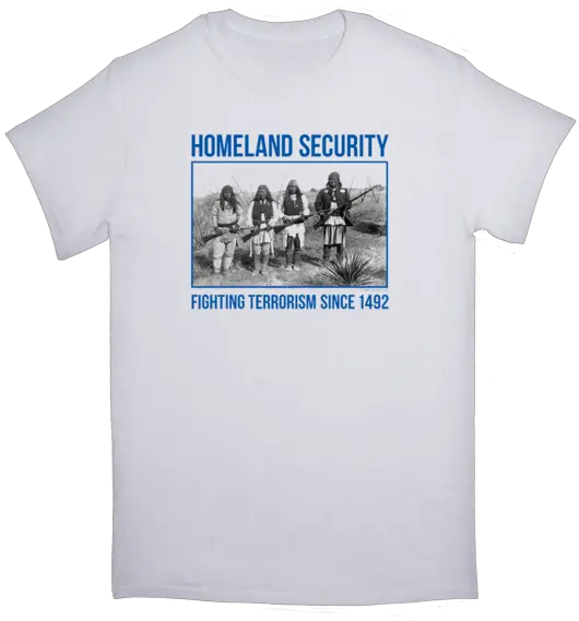  Homeland Security White Tshirt Shit Happens Religion Shirt Png White Tshirt Png