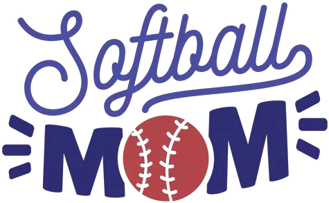  Softball Mom Stitch Badge Sticker Transparent Png U0026 Svg Electric Blue Softball Png