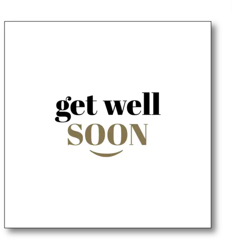  Get Well Soon Png Black And White Poster White Image Png