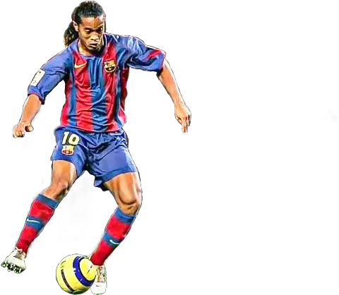  Download Ronaldinho Ronaldinhogaúcho Barcelona Kick Up A Ronaldinho Gaucho Barcelona Png Ball Png