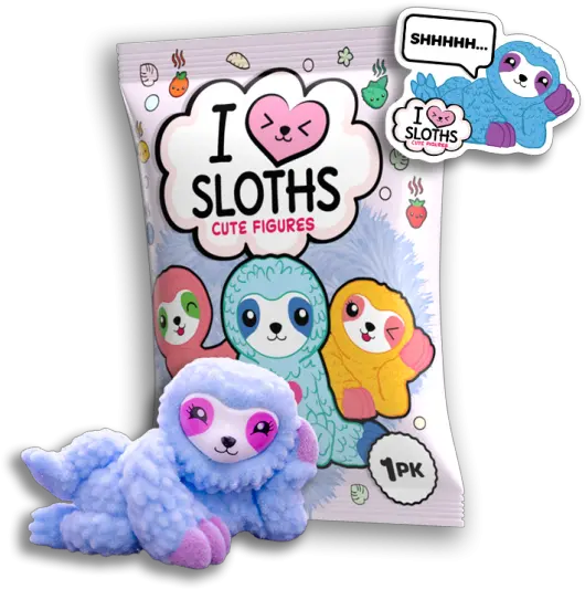  I Love Sloths Figures Love Sloths Cute Figures Png Sloth Transparent