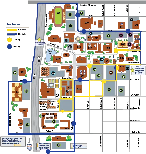  Shuttle Schedule Texas Au0026m Universitycommerce Screenshot Png Texas Map Png