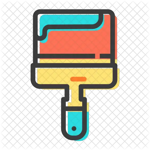  Paint Brush Icon Household Cleaning Supply Png Transparent Paint Stroke