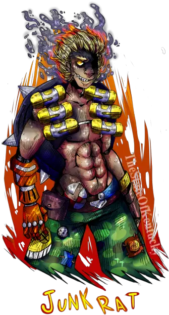  8 Junkrat Overwatch Art Art Abyss Illustration Png Junkrat Png