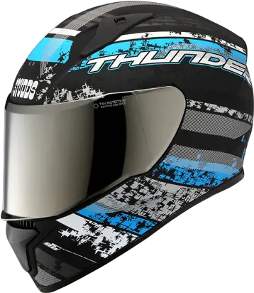  Studds Thunder D1 Decor Studds Thunder D1 Helmet Png Thunder Transparent