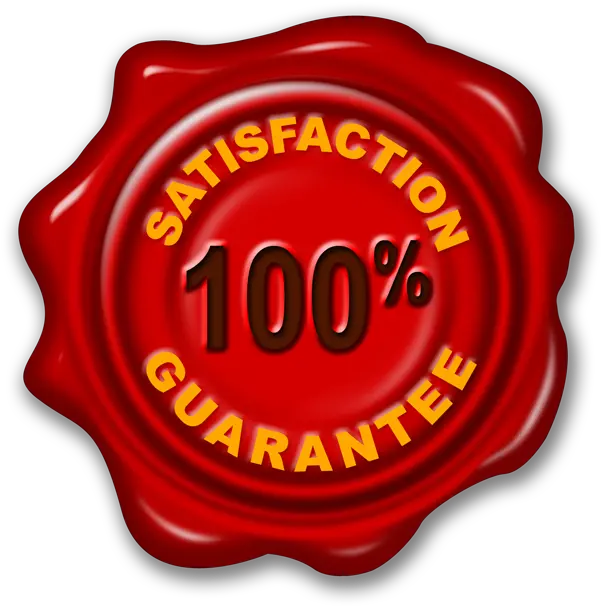  Guarantee Seal Transparent Png Coquelicot Satisfaction Guaranteed Logo