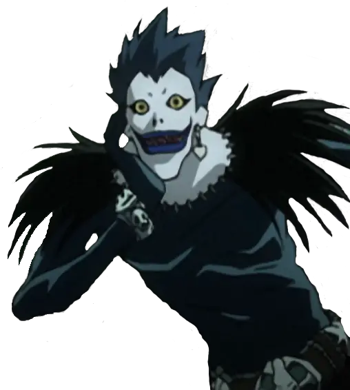  Download Hd Ryuk Leaning Transparent Transparent Ryuk Png Ryuk Png