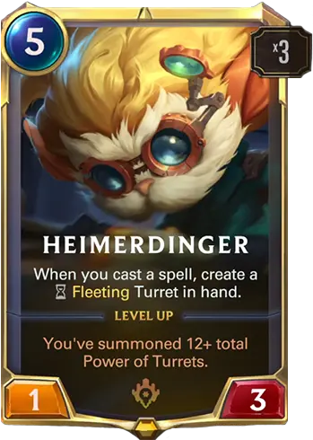  Lol Legends Of Runeterra Piltover U0026 Zaun Faction All Heimerdinger Runeterra Png League Of Legends Turret Icon