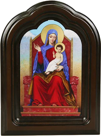  Icon Holy Virgin Mary And Child In A Carved Frame 20 X 15 Religious Item Png Russia Icon