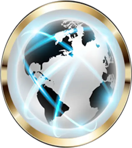  The Black Global Network Earth Png Internet Globe Icon Vector