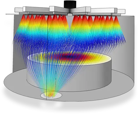  Particle Tracing Software Comsol Particle Tracing Png Particles Transparent