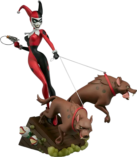  Sideshow Harley Quinn Statue Animated Series Collection Harley Quinn Statues Png Dc Icon Harley Statue