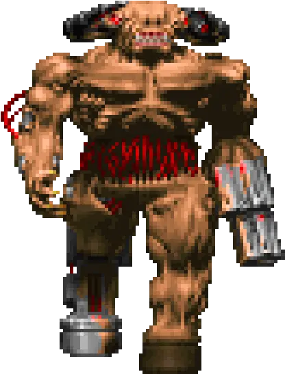  Vgjunk The Demons Of Doom Harbinger Of Doom Wolfenstein Png Doom 2 Icon Of Sin