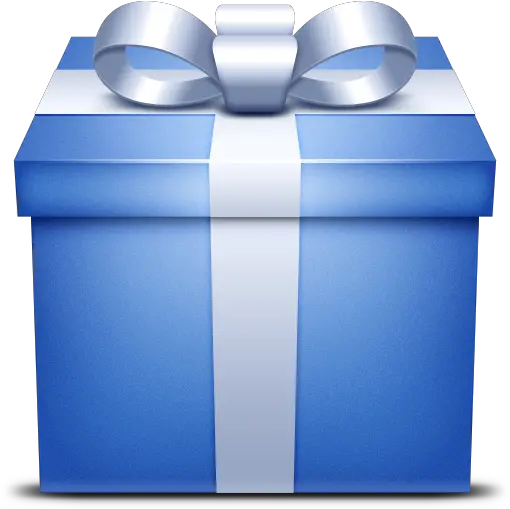  Blue Gift Present Icon Blue Gift Box Icon Png Present Png