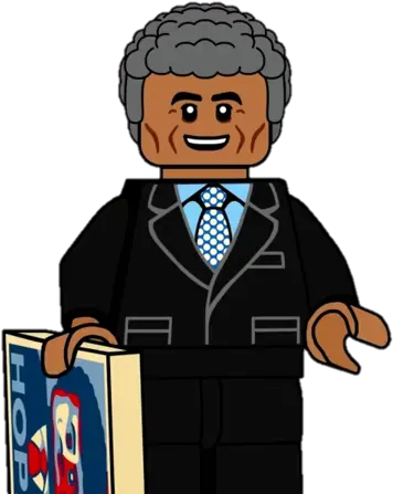  Barack Obama Cjdm1999 Lego Dimensions Customs Community Podium Png Obama Png