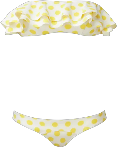  Sabine Yellow Polka Dot Bikini Yellow Polka Dot Bikini Png Yellow Dot Png