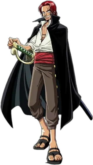  Red Hair Shanks One Piece Manga Png Transparent