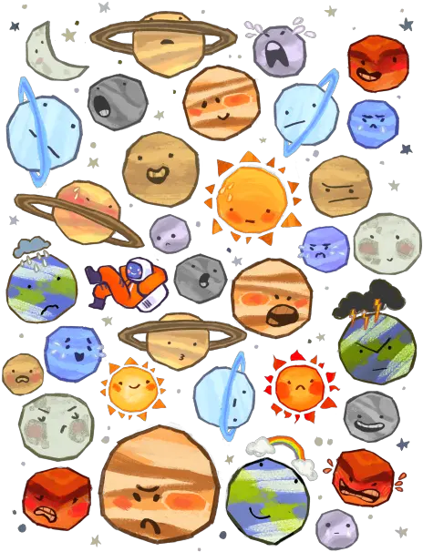  Clipart Science Solar System Solar System Stickers Png Solar System Png