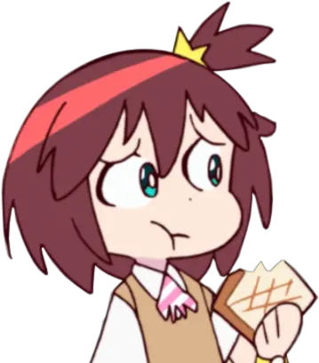  A 4chan Transparent Anime Girl Toast Png Hai To Gensou No Grimgar Folder Icon