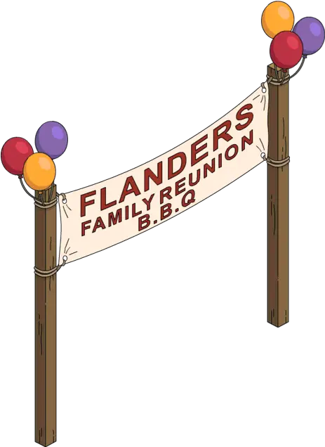  Flanders Family Reunion Prize Breakdown Banner Simpsonstappedout Fandom Com Flanders Png Ned Flanders Png