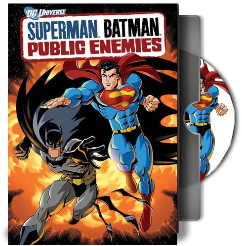  Dvd Folder Icon Superman Batman Public Enemies From Dc Superman In Public Enemies Png Superman Icon