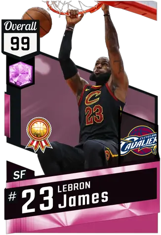  Lebron James Nba 2k17 Custom Card 2kmtcentral Deron Williams Myteam Png Lebron James Dunk Png